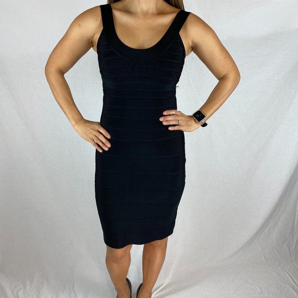 Herve Leger Dresses & Skirts - Herve Leger Sydney Black Bandage Dress